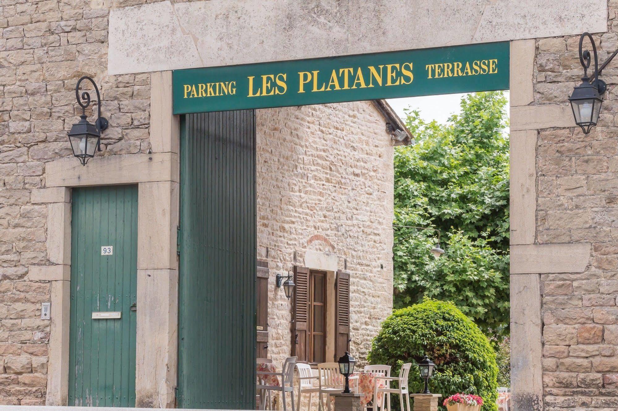 Logis Hotel Les Platanes Reyssouze Exterior foto