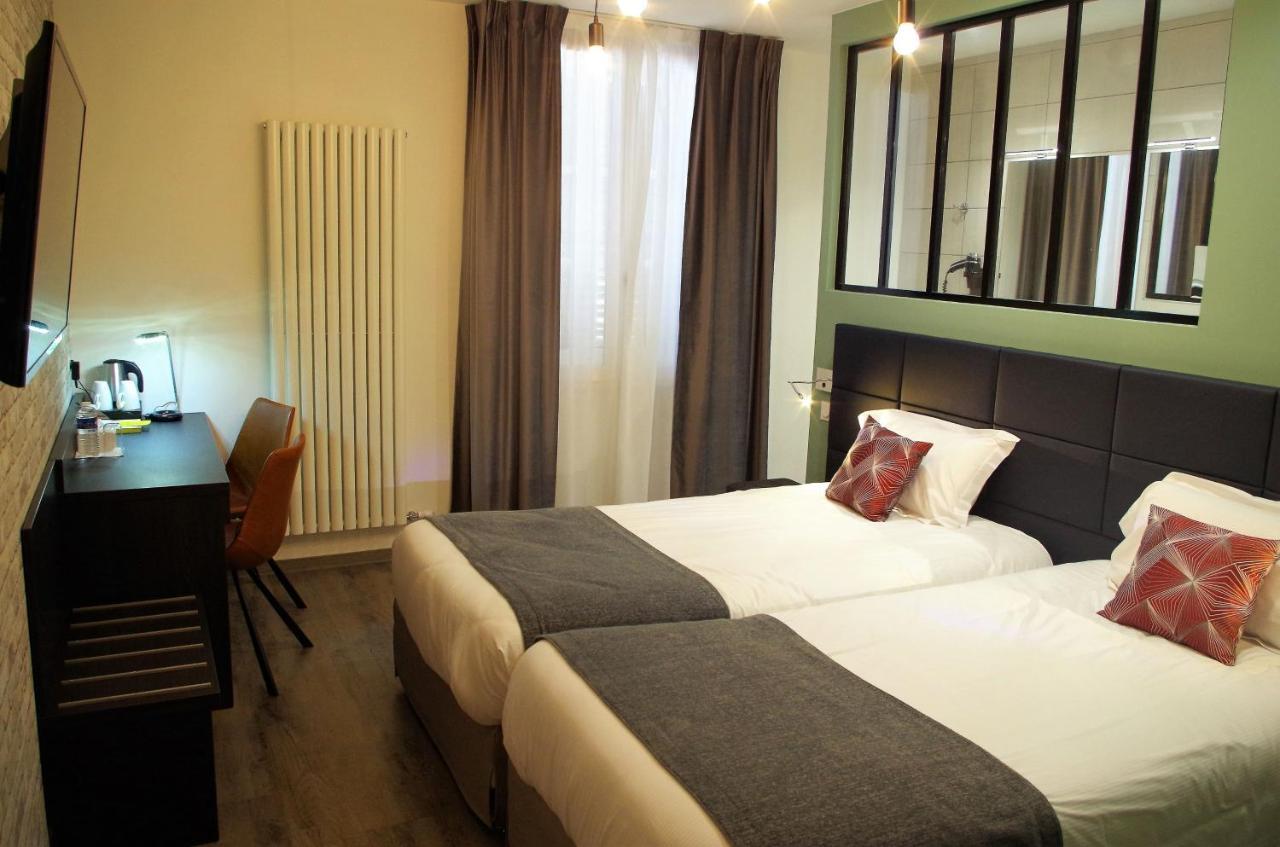 Logis Hotel Les Platanes Reyssouze Exterior foto